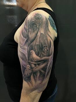 Blackinkuth Realistic Tattoo